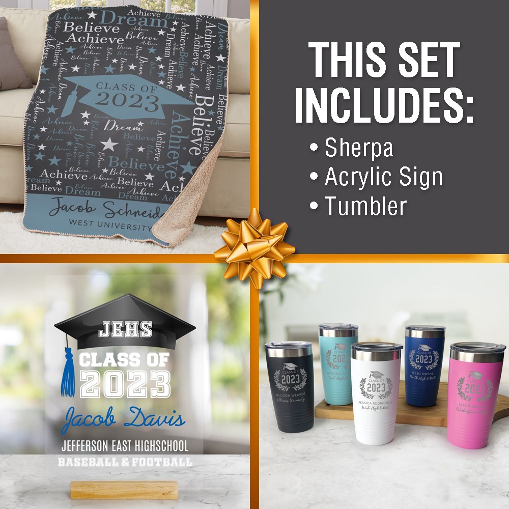 Custom Graduation Gift Set GiftsForYouNow