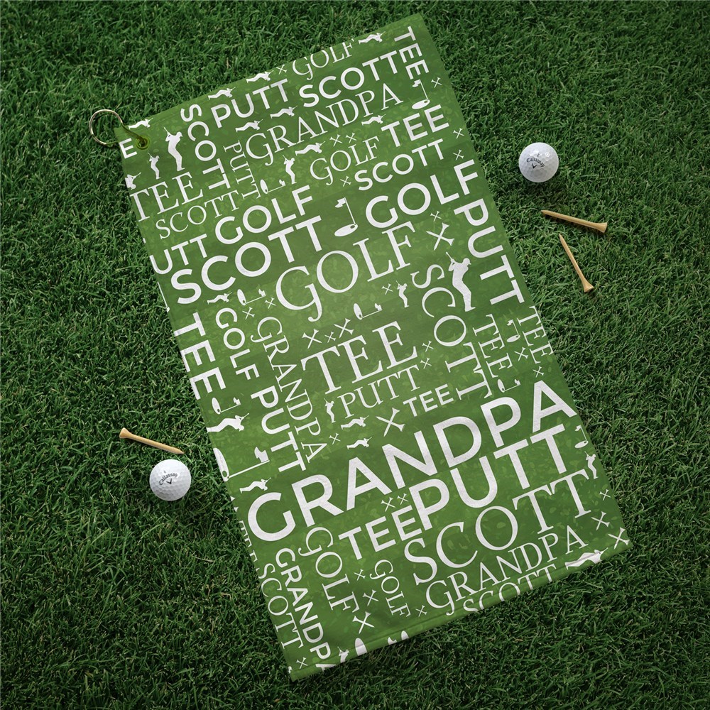 Golf Gift Set | Personalized Nike Polo, Tee Holder, & Golf Towel