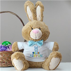 Personalized Plaid Bunny Bops Bunny GU4044006-20762