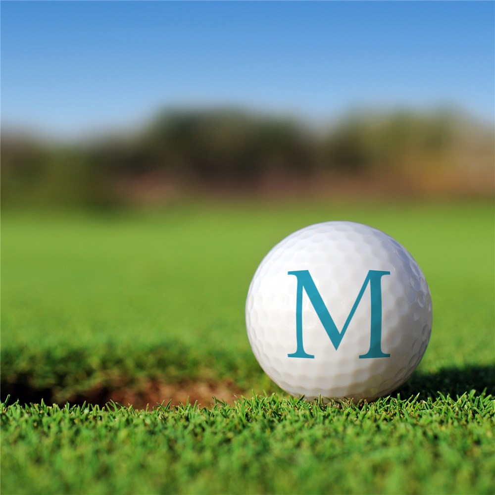 Personalized First Initial Golf Ball Set Golfballs | Personalized Golf Balls