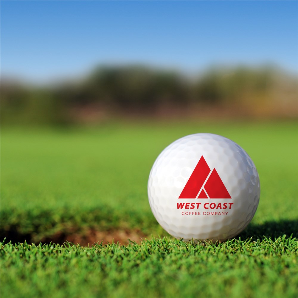 Personalized Corporate Logo Golf Ball Set Golfballs-15759-S6