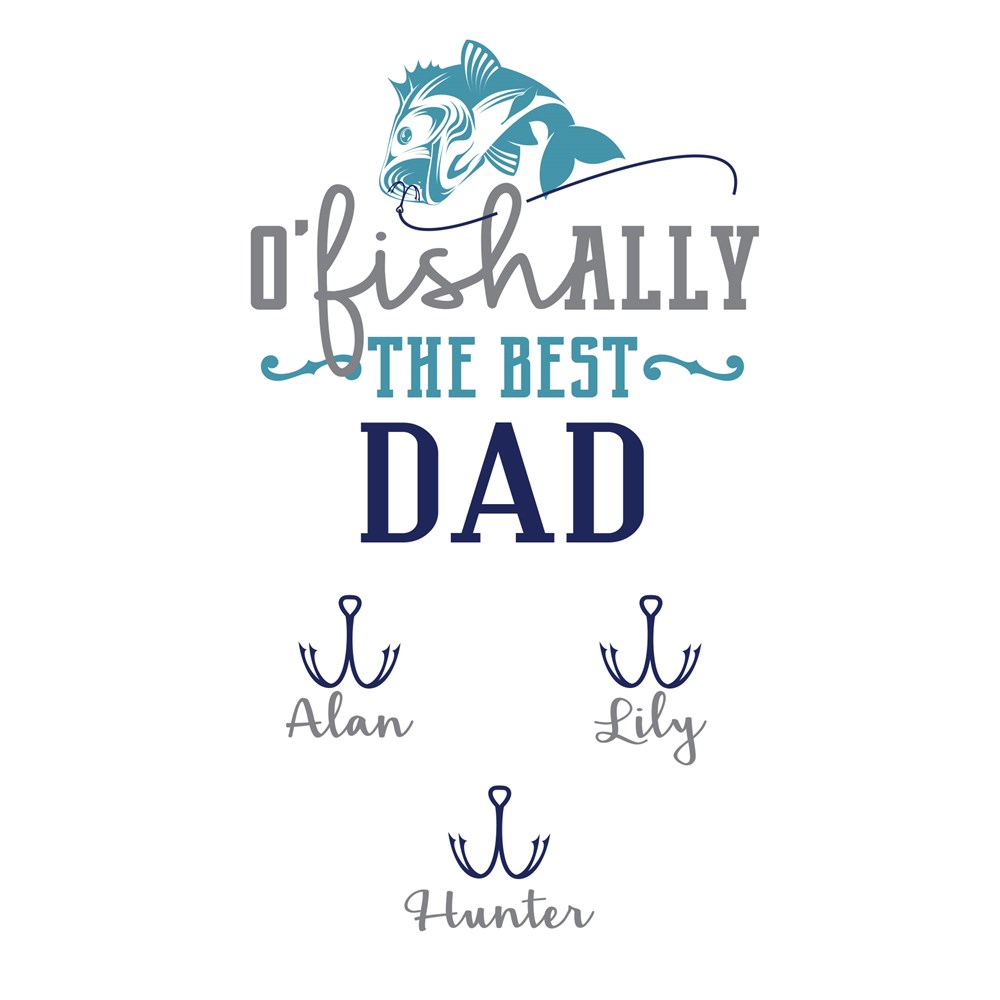 Personalized Sweatshirt For Fisherman | Fishing Dad Hoodie