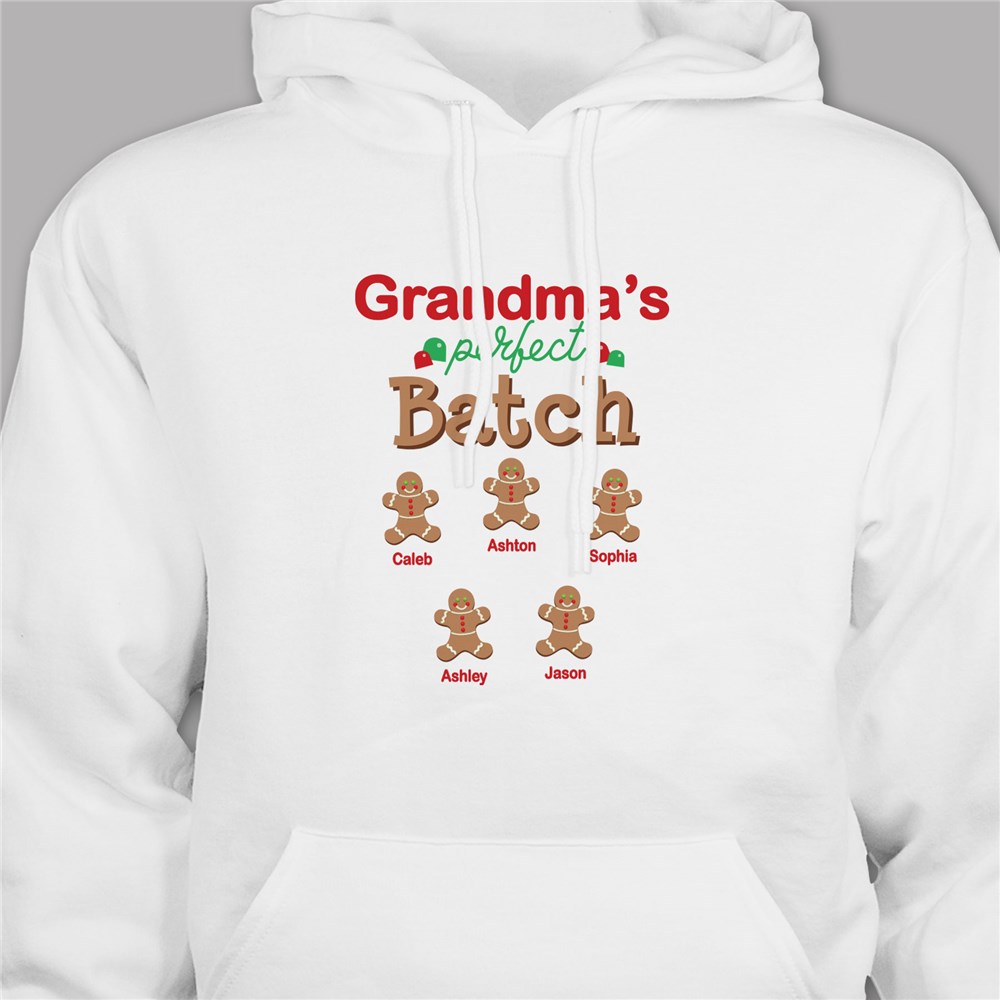 Personalized Perfect Batch Gingerbread Hooded Sweatshirt