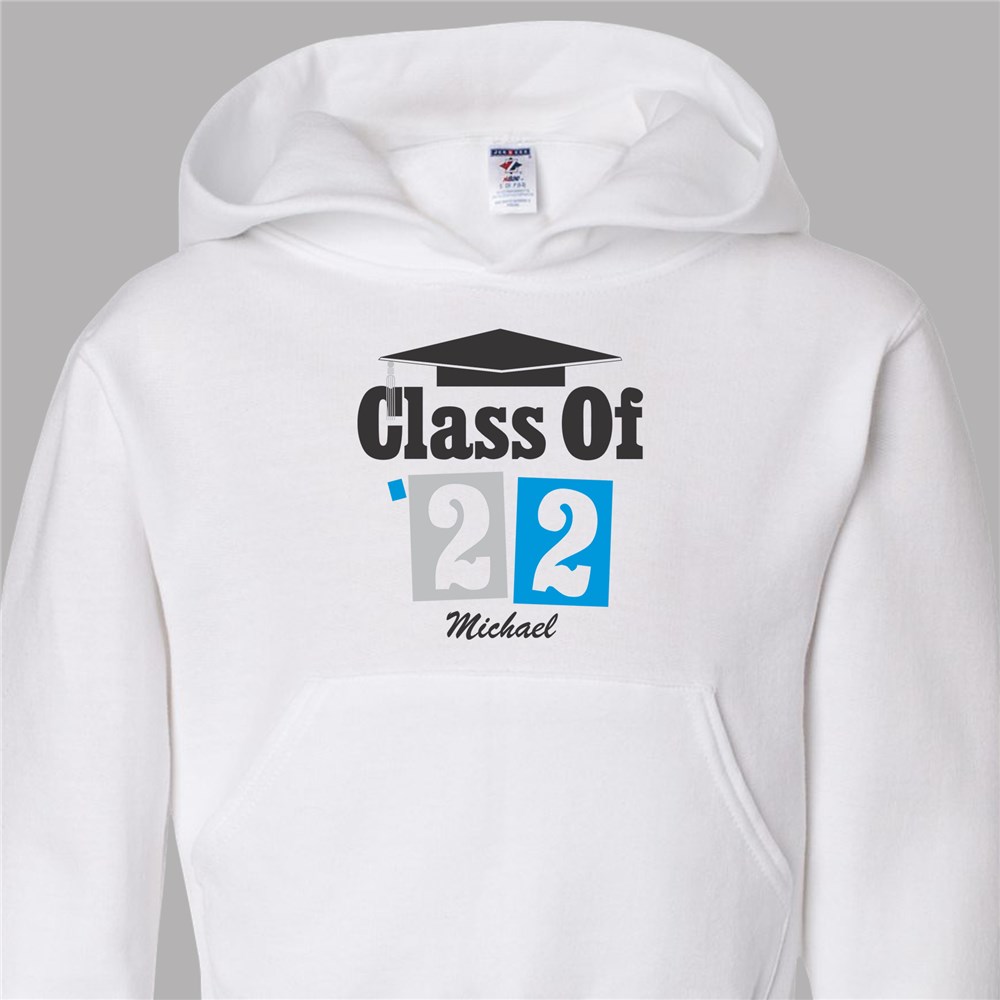 Personalized Kids' Graduation Hooded Sweatshirt