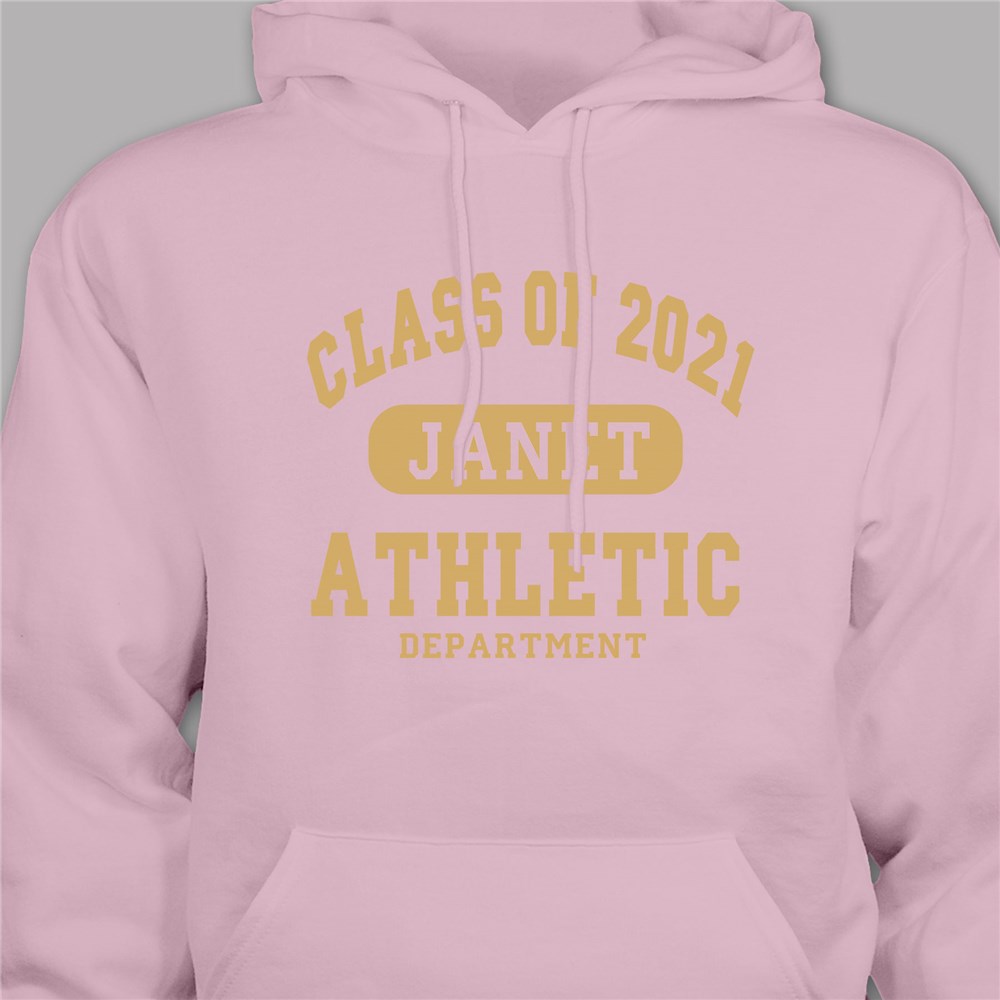 Personalized Class of...Athletic Graduation Hooded Sweatshirt | Graduation Shirts 2019