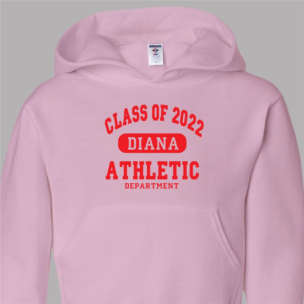 Personalized Athletic Dept. Kids' Graduation Hooded Sweatshirt
