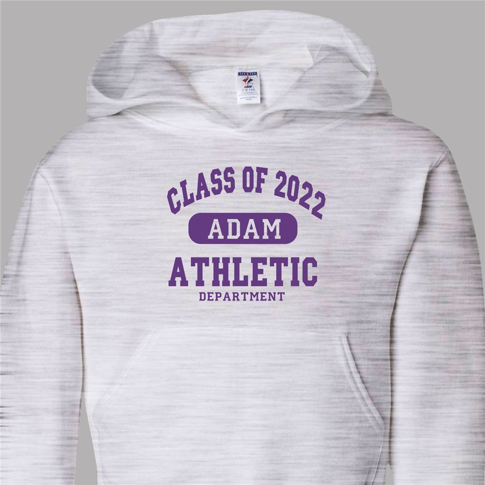 Personalized Athletic Dept. Kids' Graduation Hooded Sweatshirt