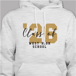 Personalized Class Of Hooded Sweatshirt