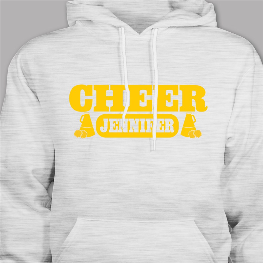 Personalized Cheer Hooded Youth Sweatshirt