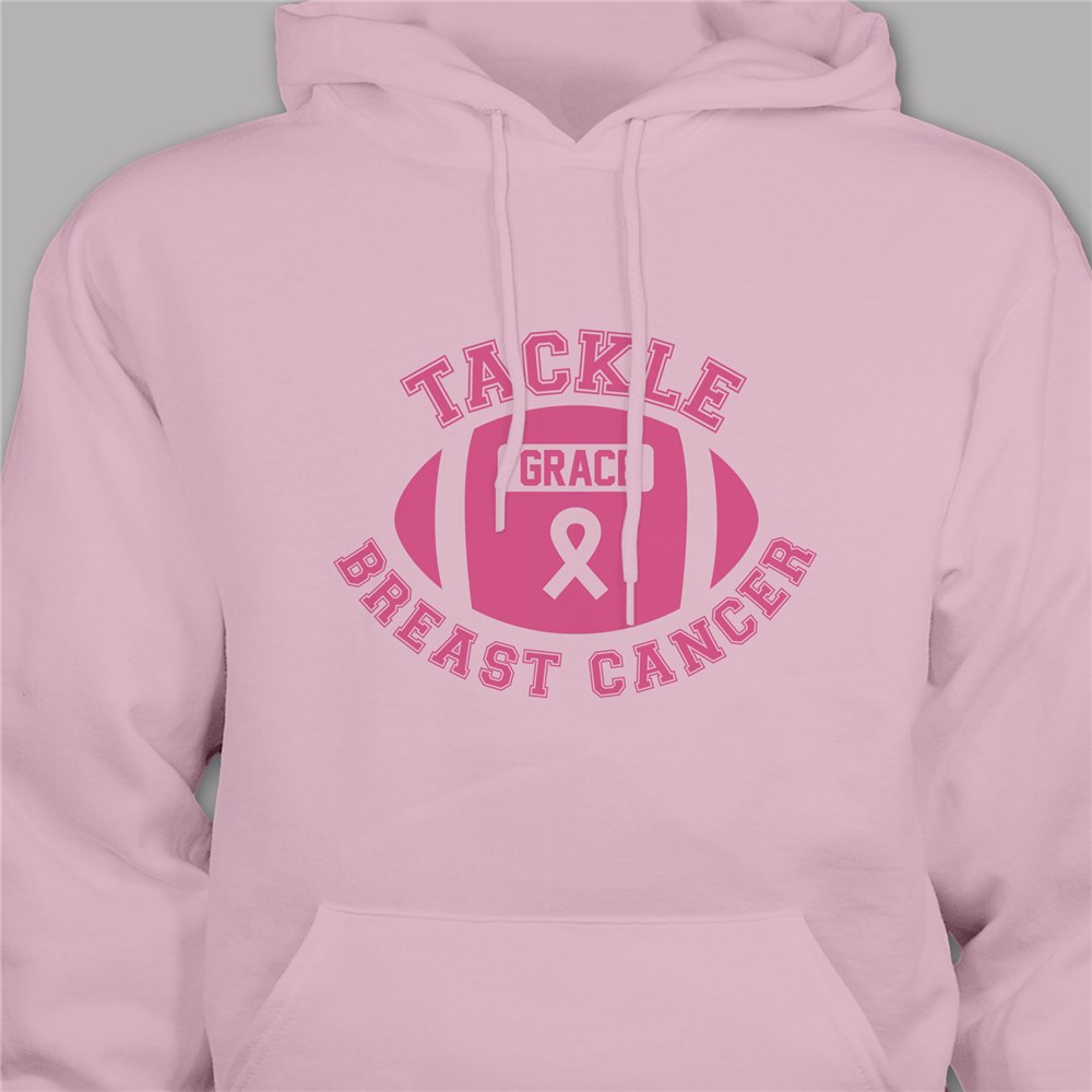Personalized Breast Cancer Awareness Hooded Sweatshirt H57875X