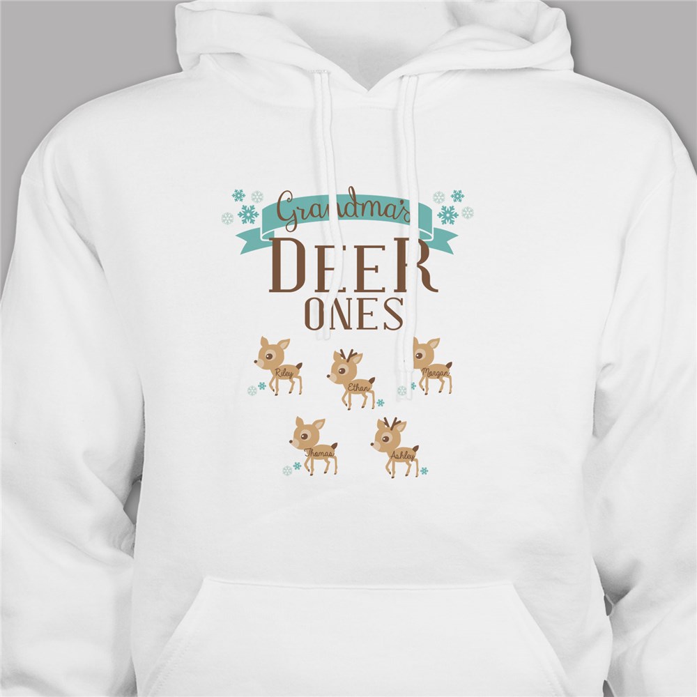 Personalized Deer Ones Hooded Sweatshirt