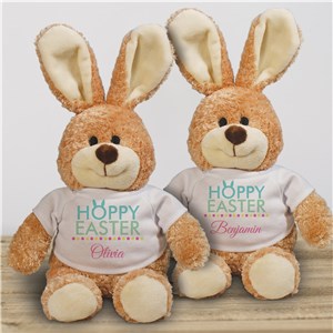 Hoppy Easter Gifts | Personalized Stuffed Bunny