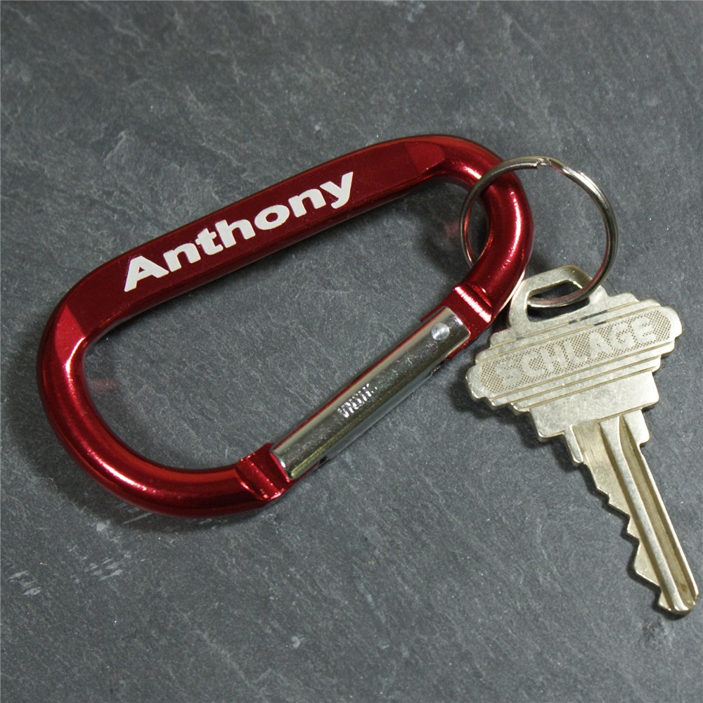 Personalized Carabiner Key Chain