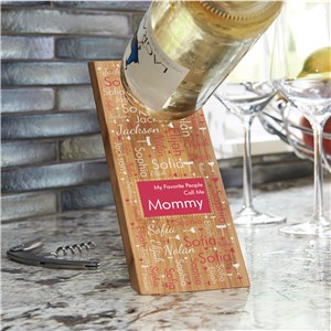 Wine Gift For Mom | Balancing Wine Bottle Holder