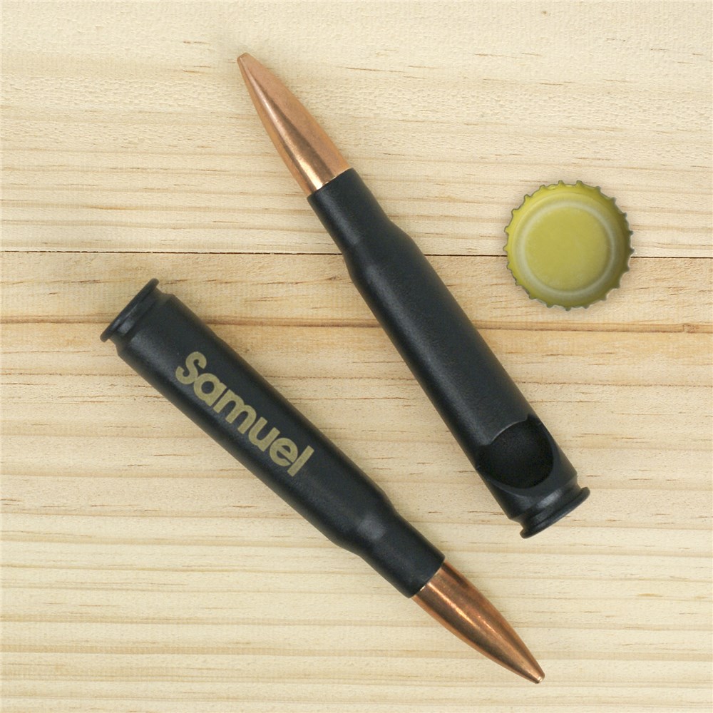 Personalized Bullet Bottle Opener GiftsForYouNow
