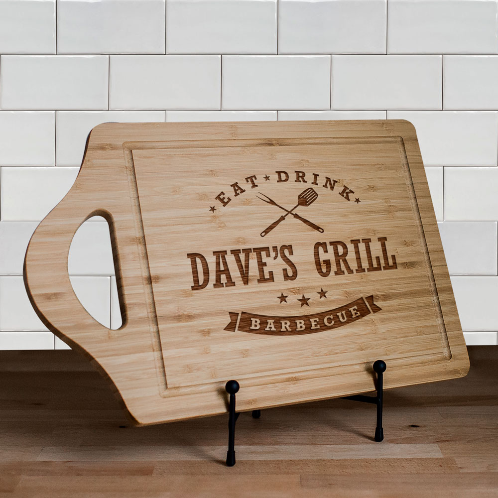 Personalized Eat, Drink, Barbecue Cutting Board | Personalized Grilling Gifts