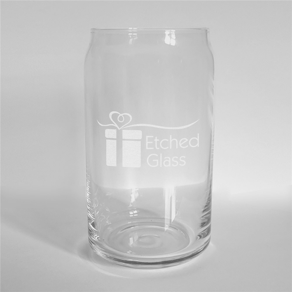 Engraved Craft Beer Brewing Co. Beer Can Glass | Personalized Barware