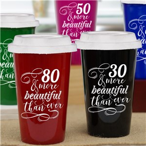 Personalized More Beautiful Travel Mug L1051213X