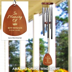Personalized In Memory Of Wind Chime | Personalized Memorial Wind Chimes