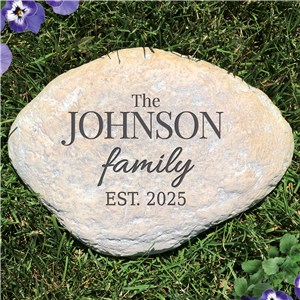Family Established Garden Stone | New Home Gifts