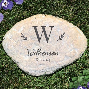 Personalized Yard Decoration | Engraved Garden Stone