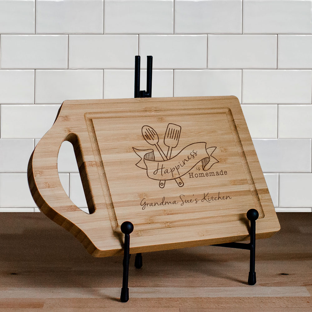 Engraved Happiness is Homemade Cutting Board | Personalized Cutting Boards