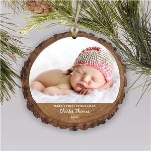 Baby's First Christmas Photo Ornament | Personalized Baby's First Christmas Ornaments