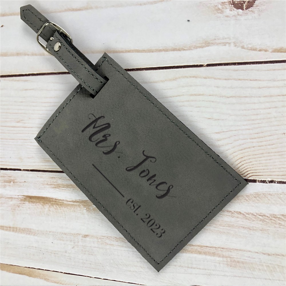 Personalized Mr. And Mrs. Luggage Tag GiftsForYouNow