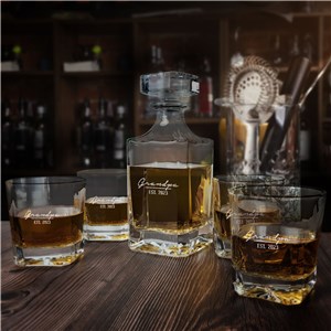 Personalized Decanter Set | Engraved Bar Gifts 