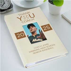 Engraved Thank You Coach Large Leatherette Photo Album L13017407L