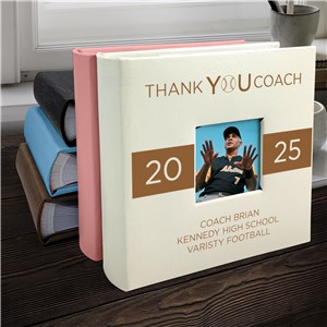 Thank You Coach Engraved Leatherette Photo Album L13017407