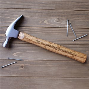 Engraved Father's Day Wood Hammer | Engraved Hammer