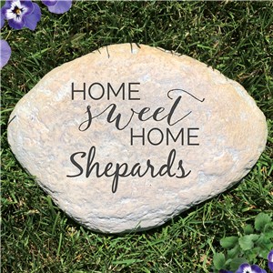  Home Sweet Home Personalized Garden Stone | Personalized Outdoor Home Decor