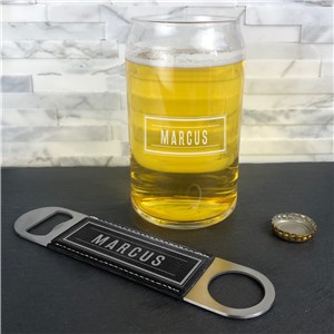 Engraved Name with Border Beer Gift Set GS035