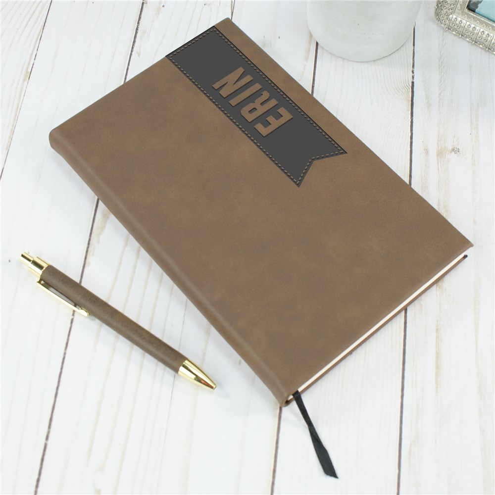 Bookmark Personalized Leather Journal | Leather Notebooks