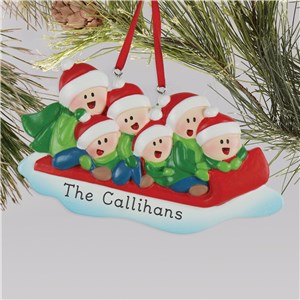 Family Sled Ornaments | Personalized Christmas Ornaments