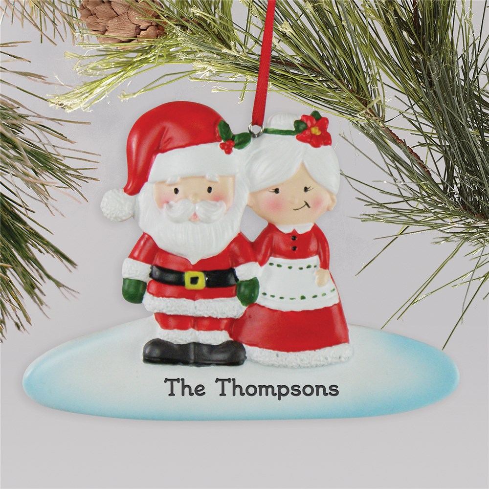 Family Christmas Ornaments | Elf and Santa Christmas Ornaments