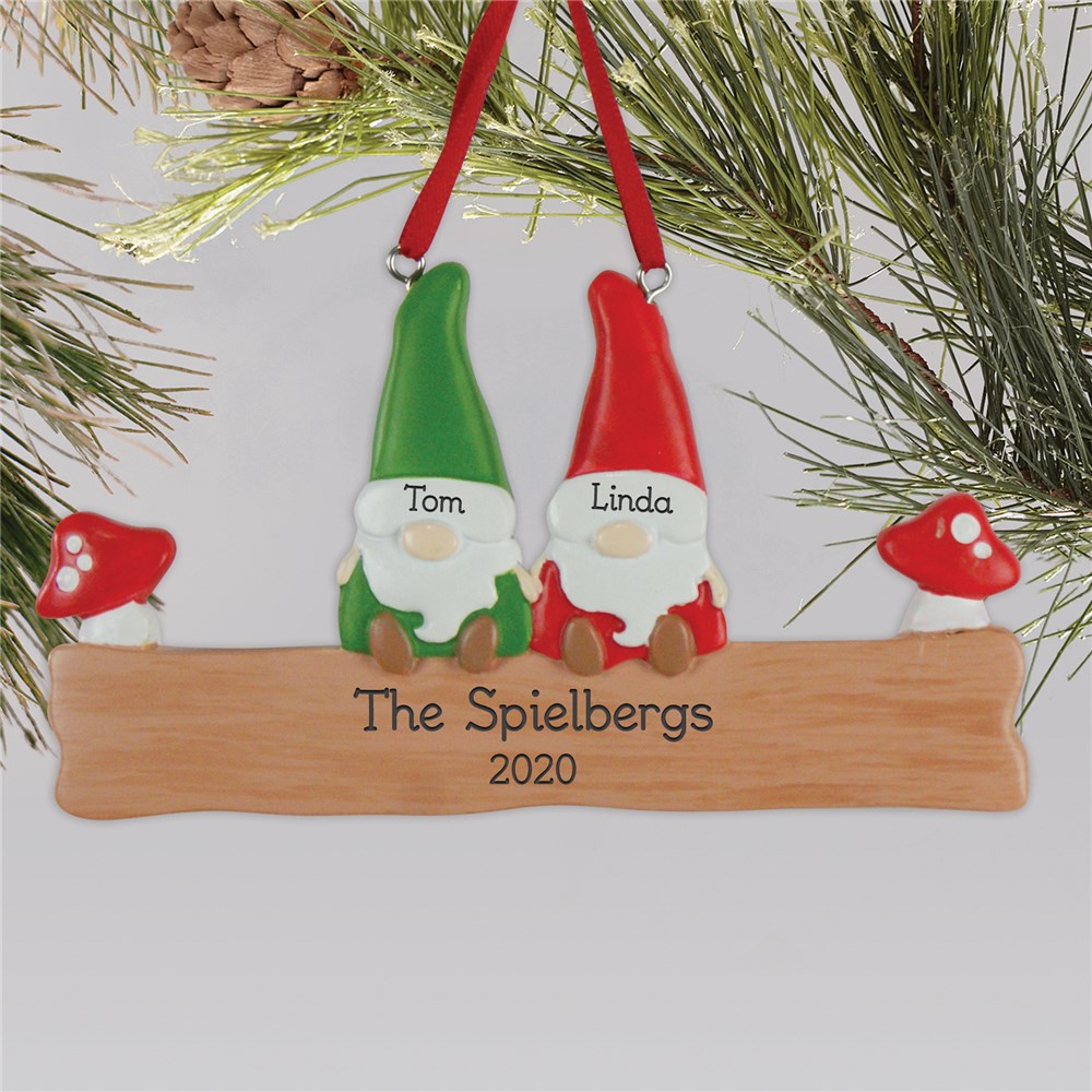 Personalized Gnomes Family Christmas Ornament GiftsForYouNow