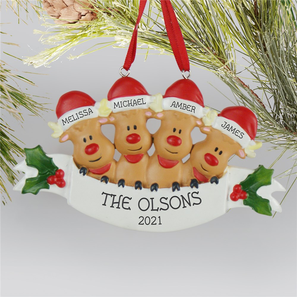 Family Christmas Ornaments | Reindeer Christmas Ornament