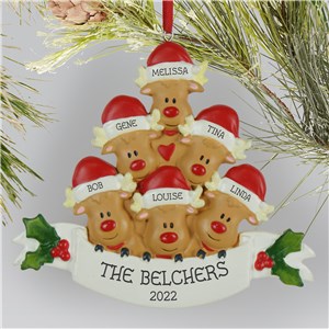 Family Christmas Ornaments | Reindeer Christmas Ornament