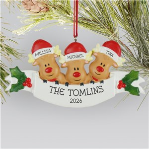 Family Christmas Ornaments | Reindeer Christmas Ornament