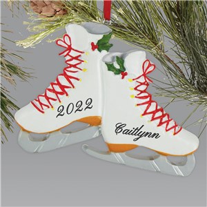 Personalized Ice Skate Ornament | Personalized Christmas Ornament