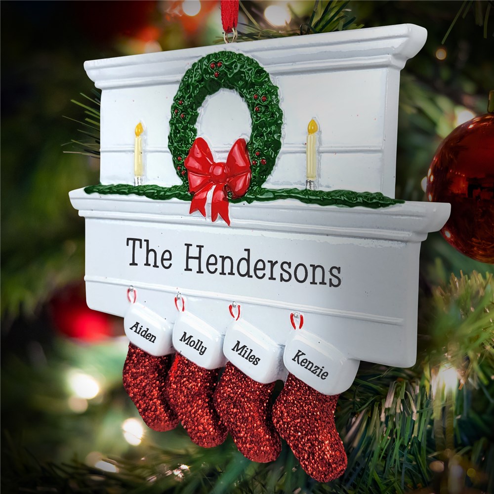 Family Christmas Ornament | Stocking Christmas Ornament