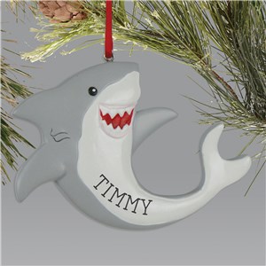 Personalized Shark Ornament L13614262