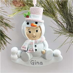 Baby Snowman Ornament | Baby's First Christmas Ornament