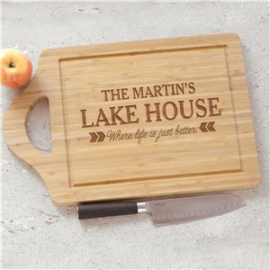 Engraved Cutting Board | Life Is Better Home Gifts