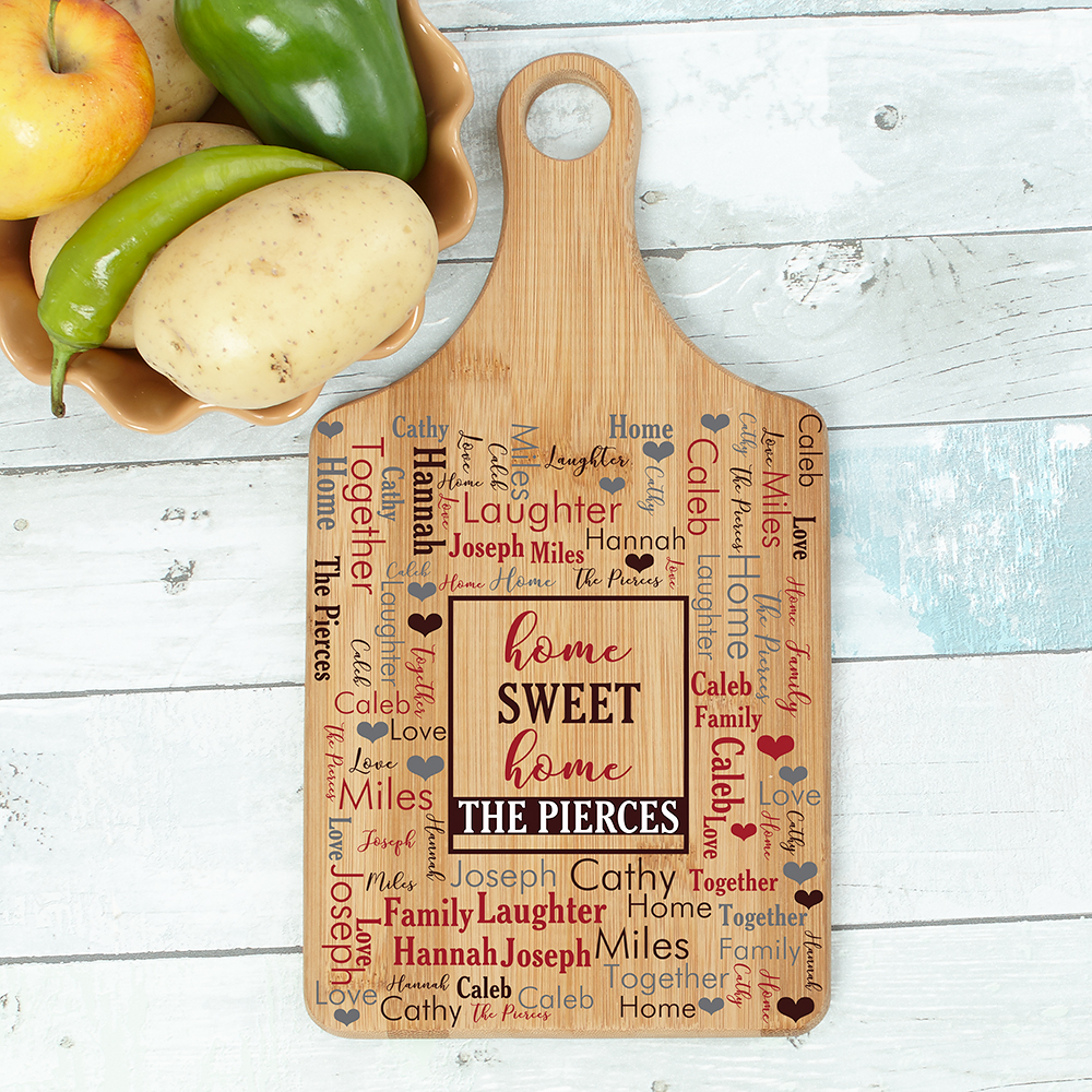 Personalized Cutting Boards | Word Art Gifts For Family