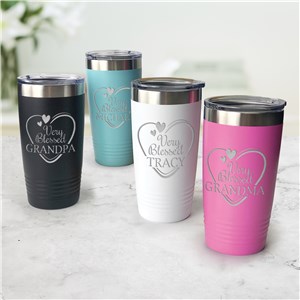 Engraved Blessed Grandma Tumbler