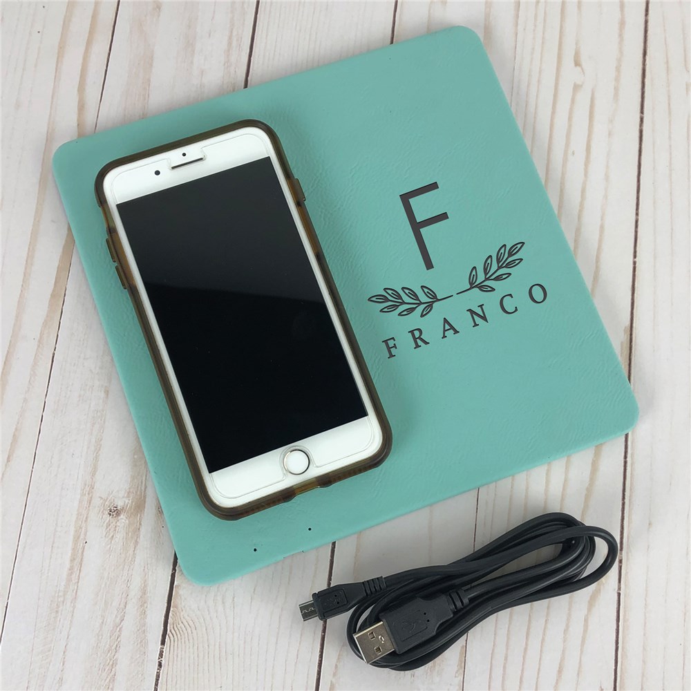 Personalized Phone Charger | Engraved Wireless Phone Charging Pad