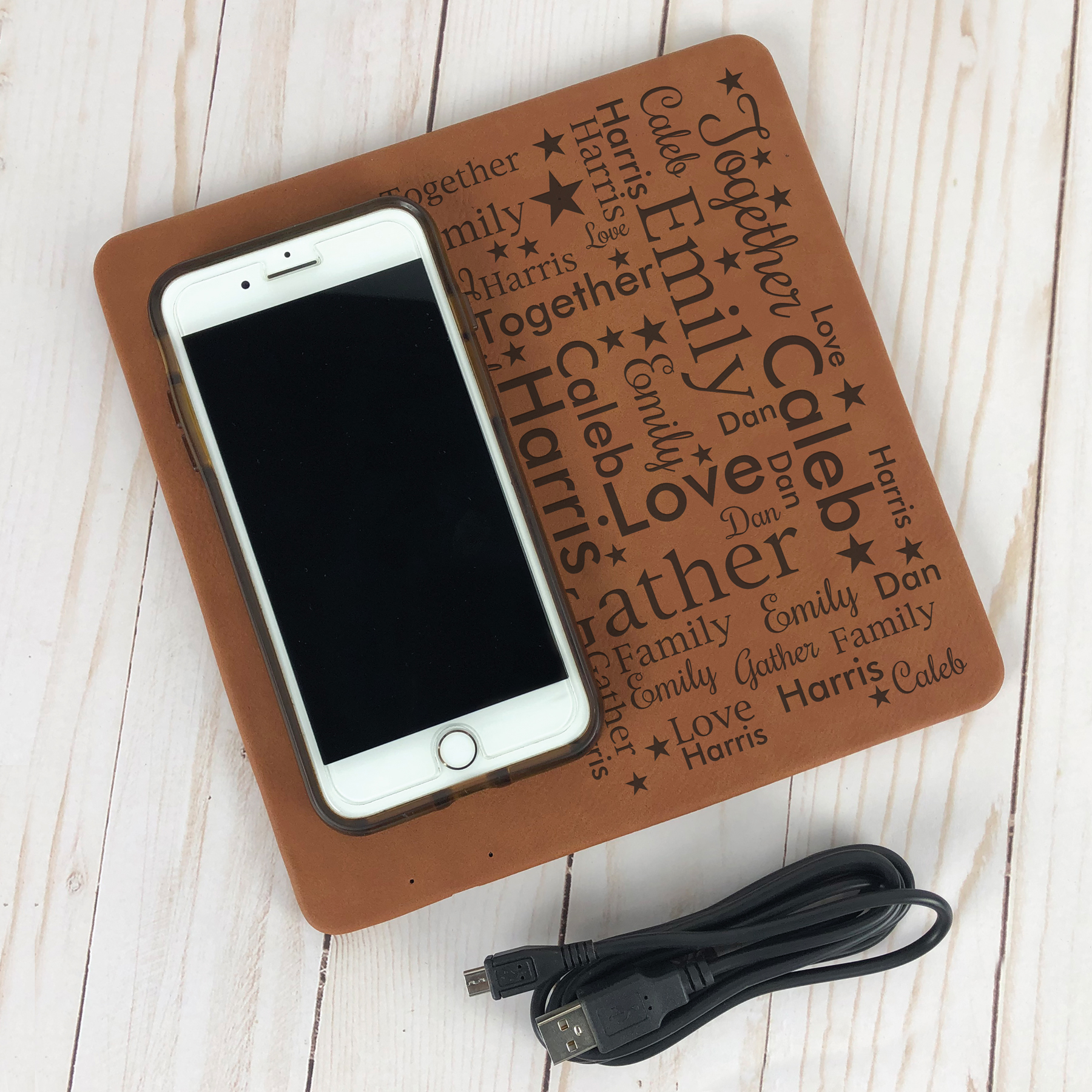 Phone Charging Mat | Personalized Phone Charger